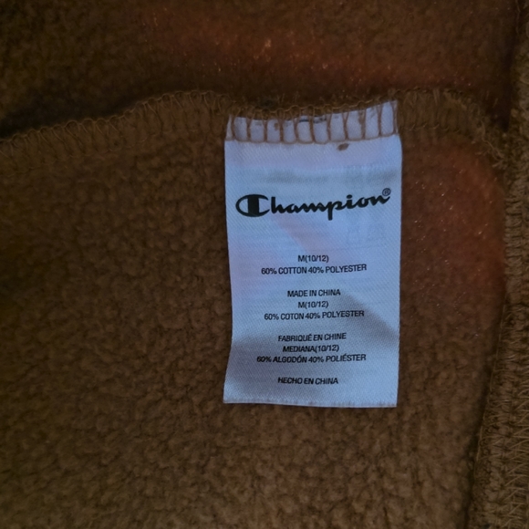 Champion Boys Hoodie Youth M 10/12 Brown Pullover - Picture 5 of 6